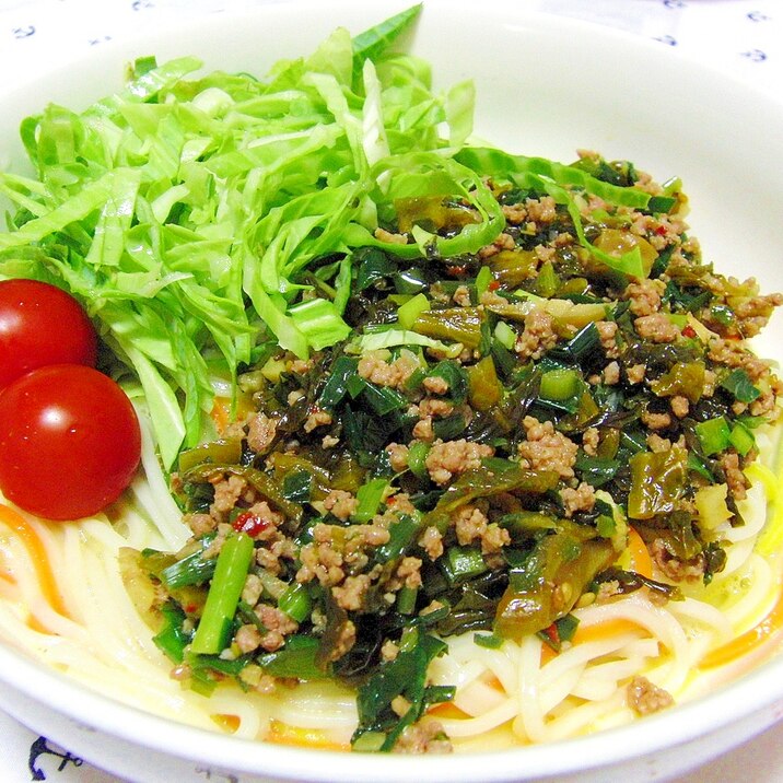 簡単！スタミナ満点！スタミナ肉そぼろ麺